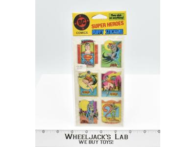 Batman Superman Super Powers Puffy Stickers 1982 DC Comics