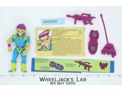 Zak the Neutrino 100% Complete Teenage Mutant Ninja Turtle 1991 Playmates Figure