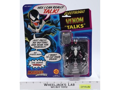 Electronic Venom Talks Marvel Superheroes 1991 Toybiz Action Figure NEW MOSC