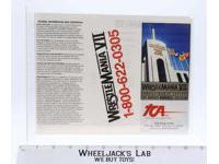 WWF WrestleMania VII 7 1991 Los Angeles Coliseum Handbill Promo Flyer RARE