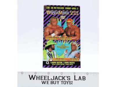WWF WrestleMania VIII 8 1992 Event Program Souvenir Hulk Hogan Randy Savage