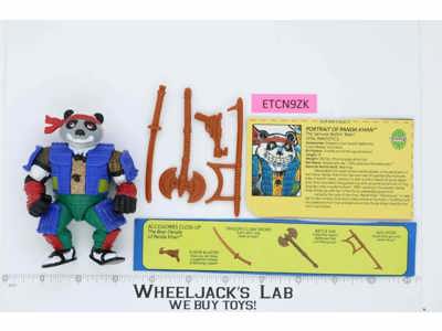 Panda Khan 100% Complete Teenage Mutant Ninja Turtles Playmates 1990 Vintage
