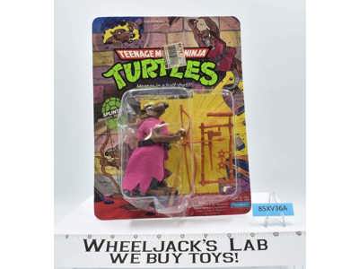 Splinter UNPUNCHED NEW MOSC 1988 Teenage Mutant Ninja Turtles Playmates Tmnt