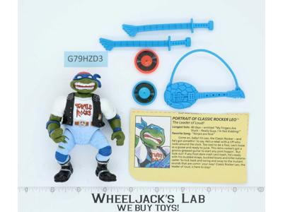 Classic Rocker Leo 100% Complete Teenage Mutant Ninja Turtle 1991 Playmates