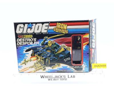 Destro's Despoiler 100% Complete W/Box GI Joe 1987 Vintage Action Figure Vehicle