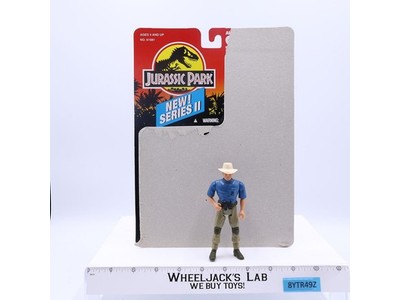 Dr. Alan Grant w/ Ariel Net Series II Jurassic Park 1993 Kenner W/CARDBACK