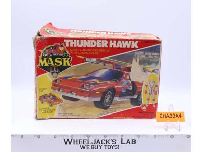 Thunder Hawk W/ Matt Trakker 100% Complete MASK 1985 Kenner Figure Vehicle