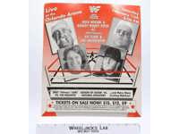 WWF Live Event Poster Feb 15 1992 TitanSports Orlando Arena Hogan Rowdy Roddy