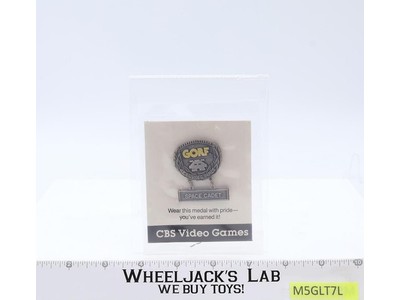 GORF Space Cadet Pin Pinback Medal Arcade Game 1980s CBS Video Games Vintage