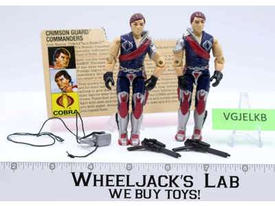 Tomax & Xamot V1 RED CARD BACK 100% Complete G.I. Joe 1985 Hasbro Vintage Figure