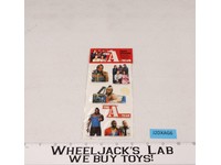 The A-Team Puffy Stickers 1983 Stephen Cannell Productions