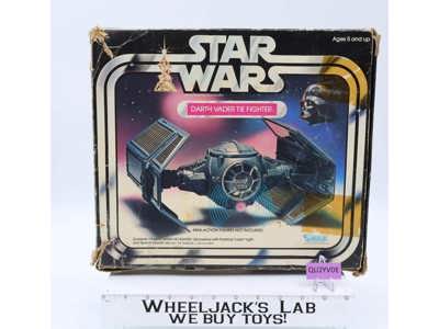 Darth Vader Tie Fighter 100% Complete W/ Box Star Wars 1978 Vintage Kenner
