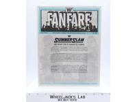WWF Fanfare Fan Club Newsletter July 1993 Summer Slam Vol 6 Issue 2 Vintage