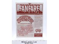 WWF Fanfare Fan Club Newsletter Oct 1992 Survivor Series Vol 5 Issue 1