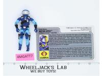 Motor Viper V1 RED CARD BACK Complete 1986 G.I. Joe Hasbro Vintage Action Figure