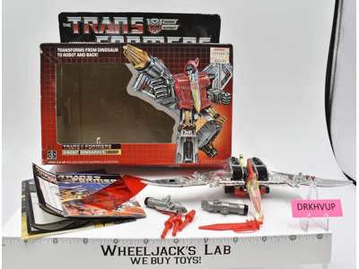 Swoop 100% Complete W Box 1985 Vintage Hasbro G1 Transformers Action Figure