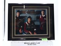 Star Trek Dr. McCoy Spock & Captain Kirk AUTOGRAPHED Framed 8 x 10 Picture