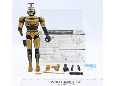 Deluxe B-Force Chromium Gold Beetleborg 1998 Bandai 12" Action Figure