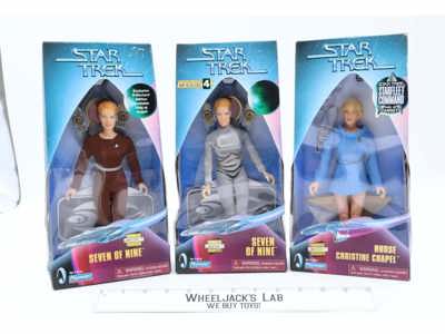 Lot of 3 Star Trek Original Series 1999 Playmates Action Figures