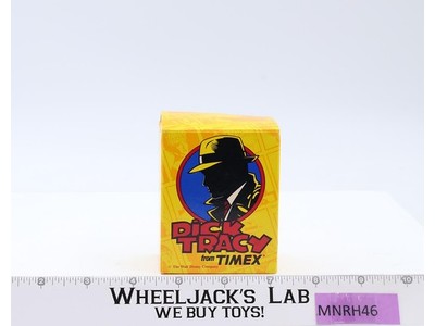 Breathless Mahoney Dick Tracy Wrist Watch W/ Black Band Disney 1990s Timex NEW