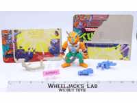 Triceraton 100% Complete Teenage Mutant Ninja Turtle TMNT 1990 Playmates Figure