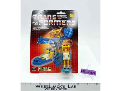 Seaspray MOSC NEW Sealed 1985 Vintage Hasbro G1 Transformers Action Figure
