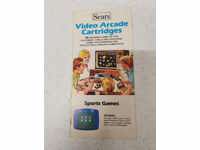 Sears Video Arcade Cartridges Game Catalog Booklet Atari 2600 1981 Vintage
