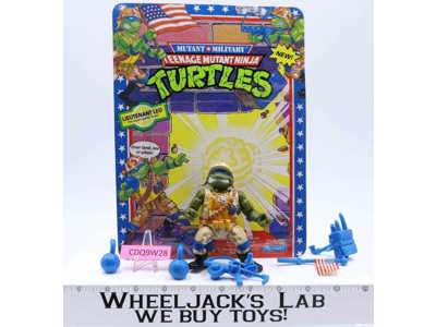 Lieutenant Leo 100% Complete W/Card Teenage Mutant Ninja Turtles 1991 Playmates