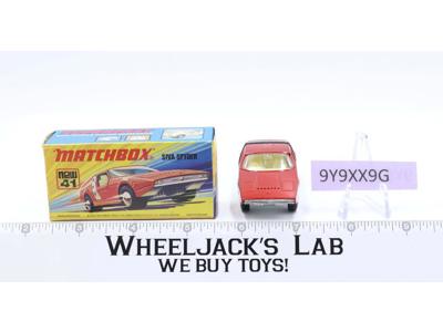 Siva Spyder No 41 Superfast Lesney Matchbox 1972 W/Box England Vintage