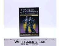 Thundercracker Instructions Manual Booklet 1984 Hasbro G1 Transformers Vintage