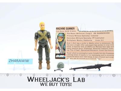 Rock 'N Roll V1 Straight Arms 100% Complete G.I. Joe 1982 Hasbro Vintage Figure