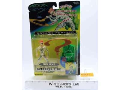 Deluxe Talking Riddler DC Comics Batman Forever 1995 Kenner Figure NEW MOSC