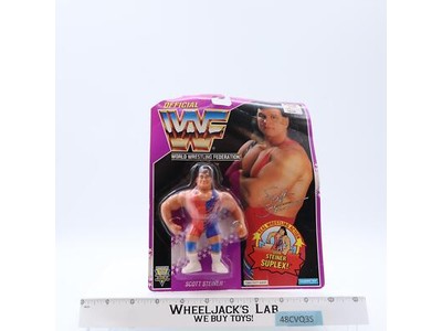 Scott Steiner Suplex WWF Wrestling 1993 Hasbro Action Figure NEW MOSC