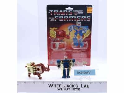 Ramhorn & Eject 100% Complete GOLD W/CARDBACK & BUBBLE G1 Transformers