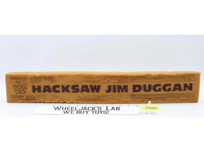 Hacksaw Jim Duggan Foam Finger 2x4 Vintage 1988 Wrestling WWE WWF Titan Sports
