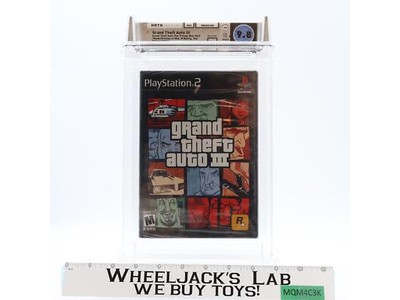 Grand Theft Auto III WATA GRADED 9.8 PlayStation 2 2006 A+ Seal Rating SEALED