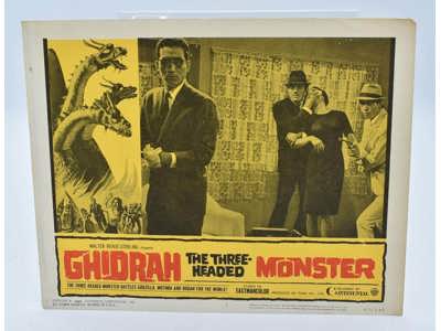 Ghidorah the 3 Headed Monster 1965 Sci-fi/Horror Movie Lobby Card Poster 11x14