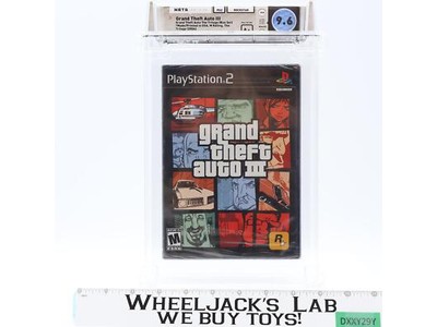 Grand Theft Auto III WATA GRADED 9.6 PlayStation 2 2006 A+ Seal Rating SEALED