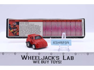 Cliffjumper RED 100% Complete Vintage 1984 G1 Transformers Hasbro Action Figure