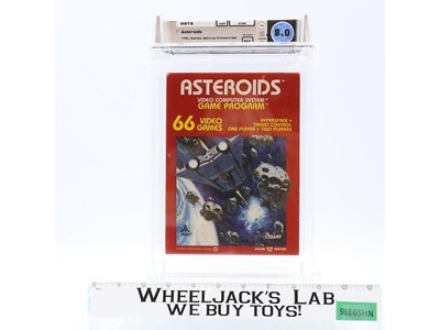 Asteroids WATA GRADED 8.0 Atari 2600 1981 NS Seal Rating SEALED