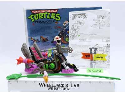 Psycho Cycle 100% Complete WORKS Teenage Mutant Ninja Turtle 1988 Vintage
