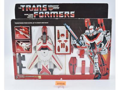 Jetfire Matsushiro Sticker Variant Complete W/ Box 1985 G1 Transformers Figure