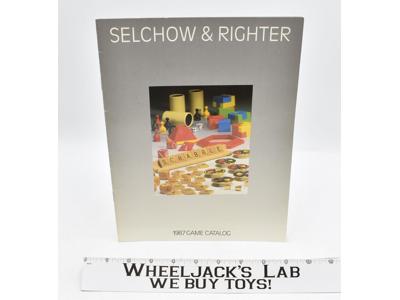 SELCHOW & RIGHTER 1987 Toy Fair Employee Dealer Catalog BOARD & CARD GAMES