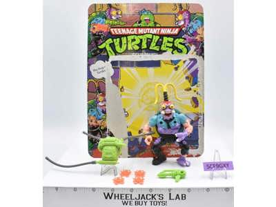 Scumbug W/Cardback 100% Complete TMNT 1989 Playmates Vintage Action Figure