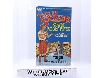 Rowdy Roddy Piper Original Poster 12x7.5 1985 WWF LJN Wrestling Vintage