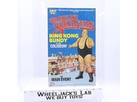 King Kong Bundy Original Poster 12x7.5 1980's WWF LJN Wrestling Vintage
