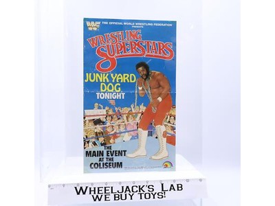 Junk Yard Dog Original Poster 1985 WWF LJN Wrestling Vintage