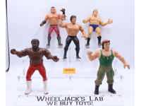 Lot of 5 1980's WWF LJN Titan Sports 8" Vintage Wrestling Action Figures