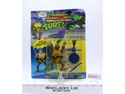 Head Droppin' Don Teenage Mutant Ninja Turtle TMNT Playmates NEW MOSC SEALED