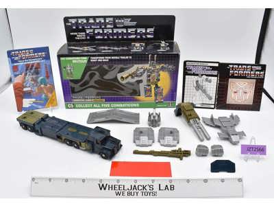 Onslaught NICE BOX 100% Complete 1986 Vintage Hasbro G1 Transformers Figure